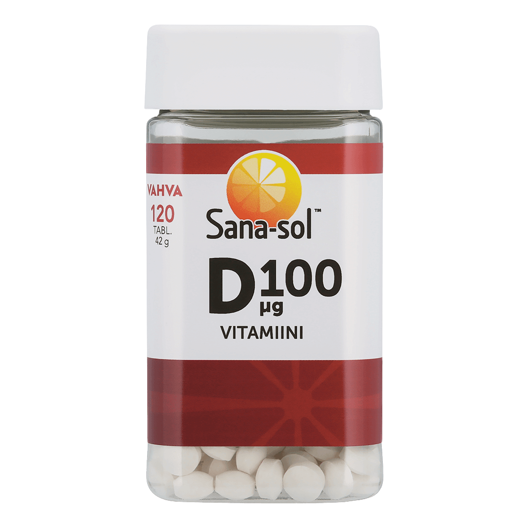 D-vitamiini vahva 100μg