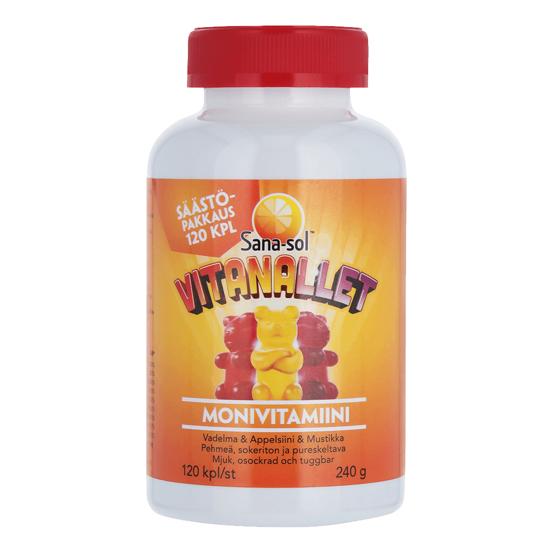 Vitanallet monivitamiini säästöpakkaus