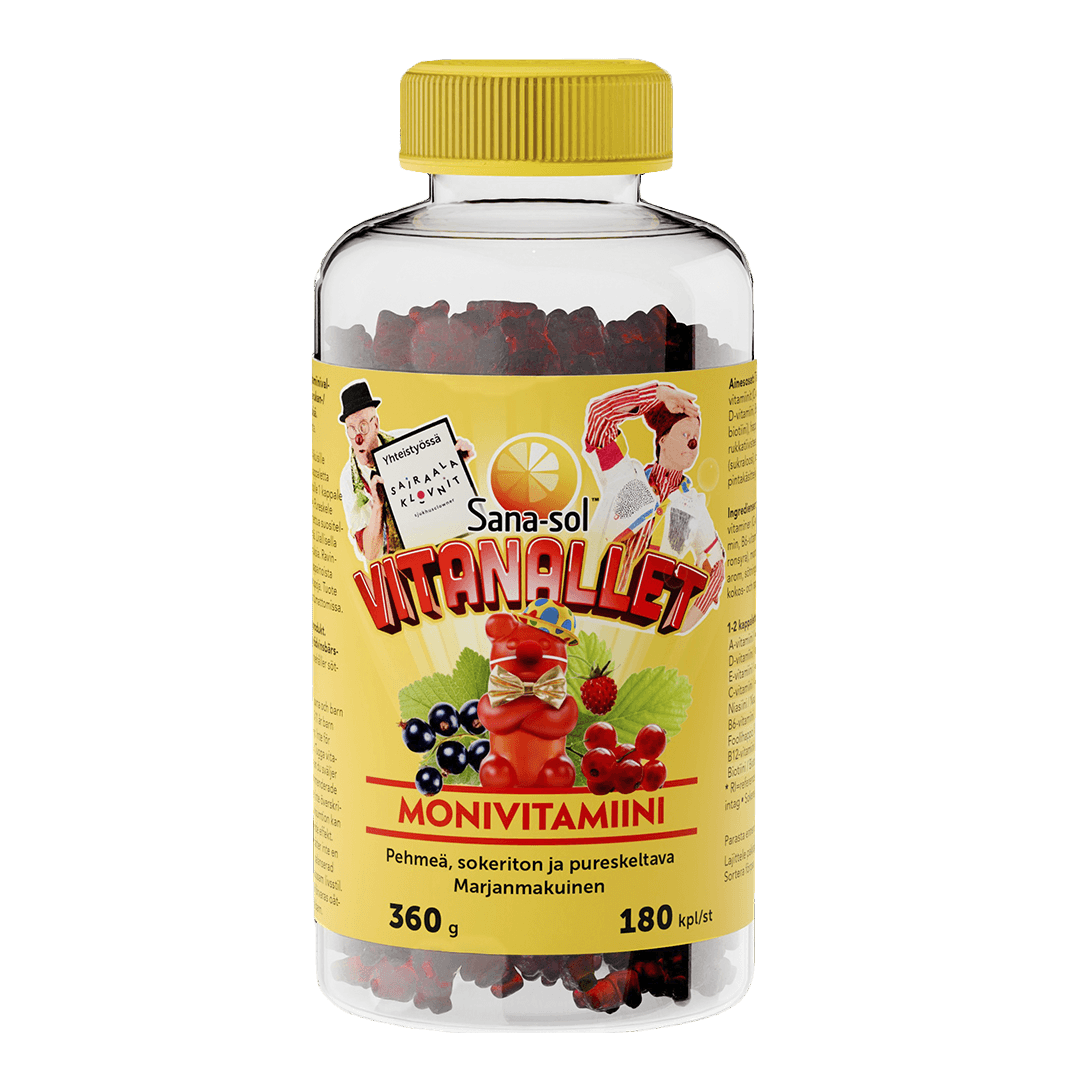 Vitanallet Sairaalaklovnit -monivitamiini