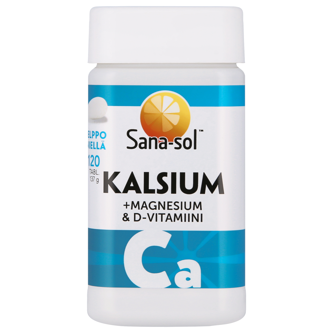 Kalsium + magnesium ja D-vitamiini
