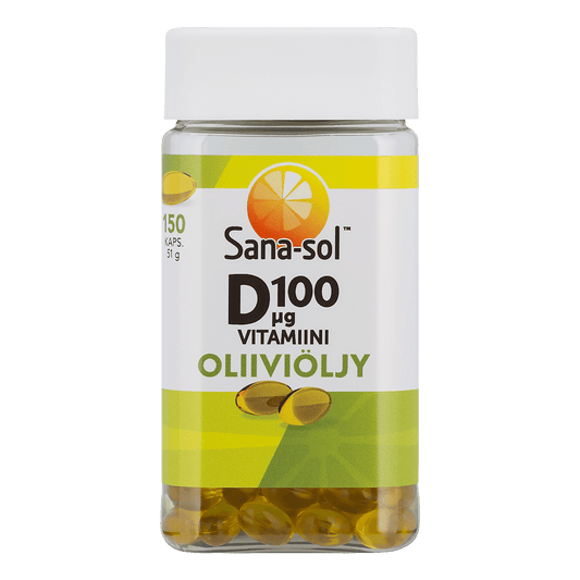 D-vitamiini Oliiviöljykapseli 100μg