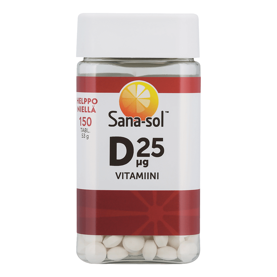 D-vitamiini 25 µg