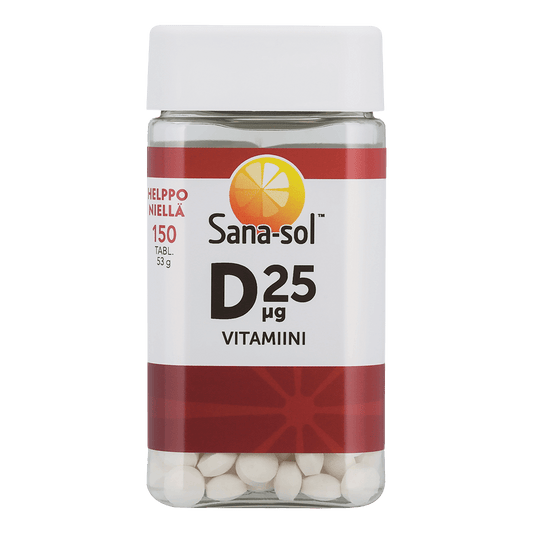 D-vitamiini 25 µg