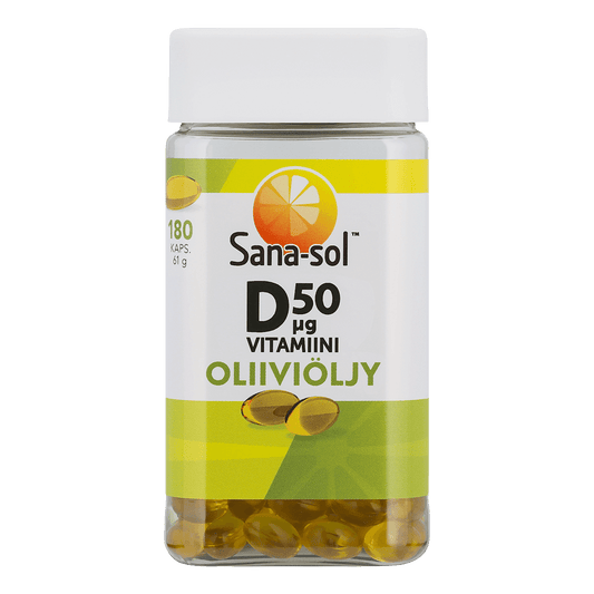 D-vitamiini Oliiviöljykapseli 50μg