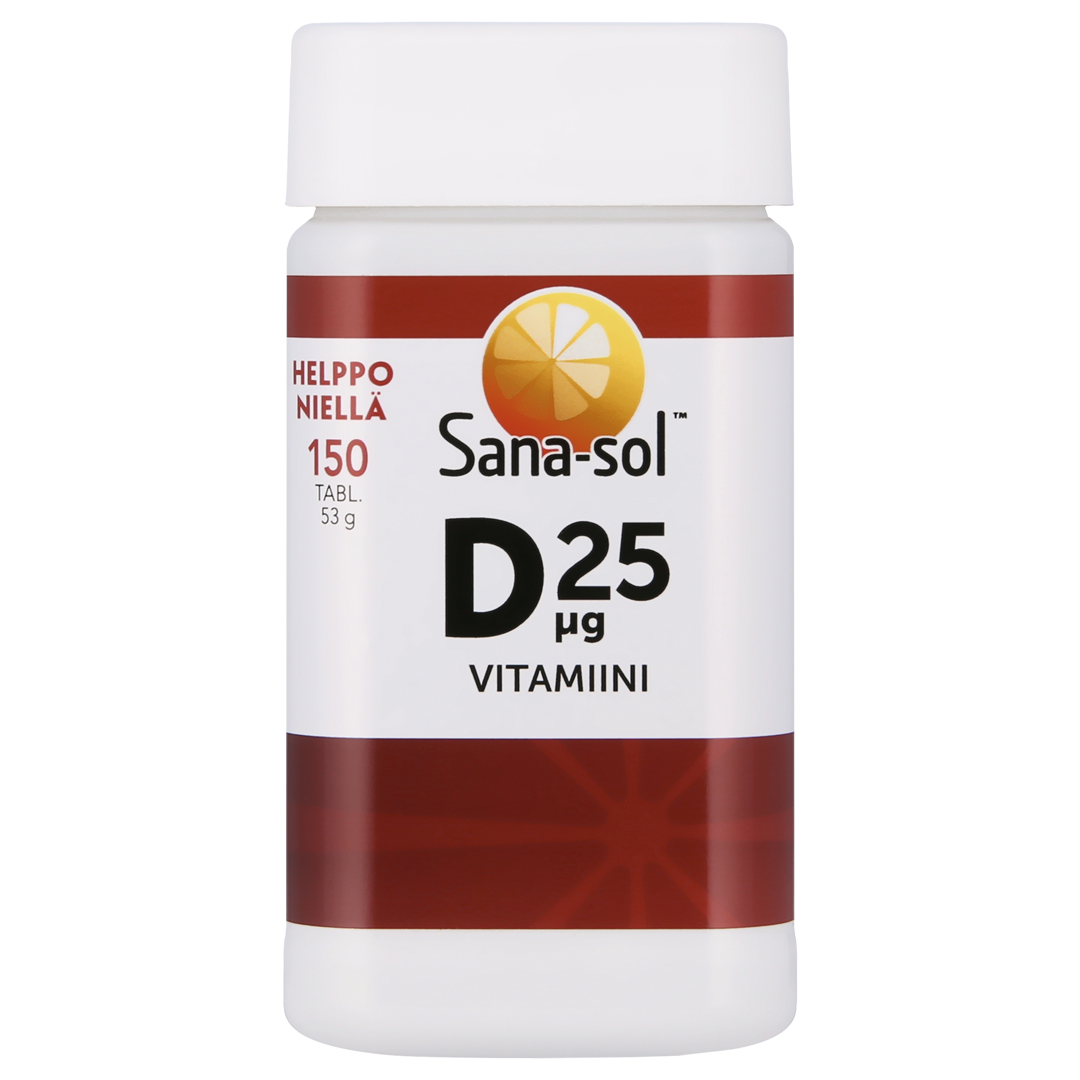 D-vitamiini 25 µg