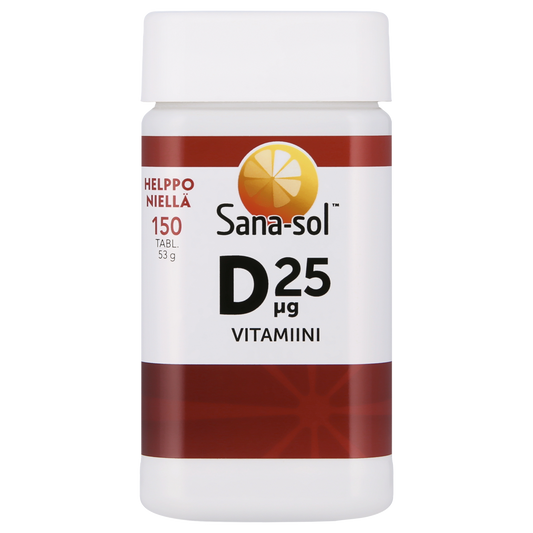 D-vitamiini 25 µg