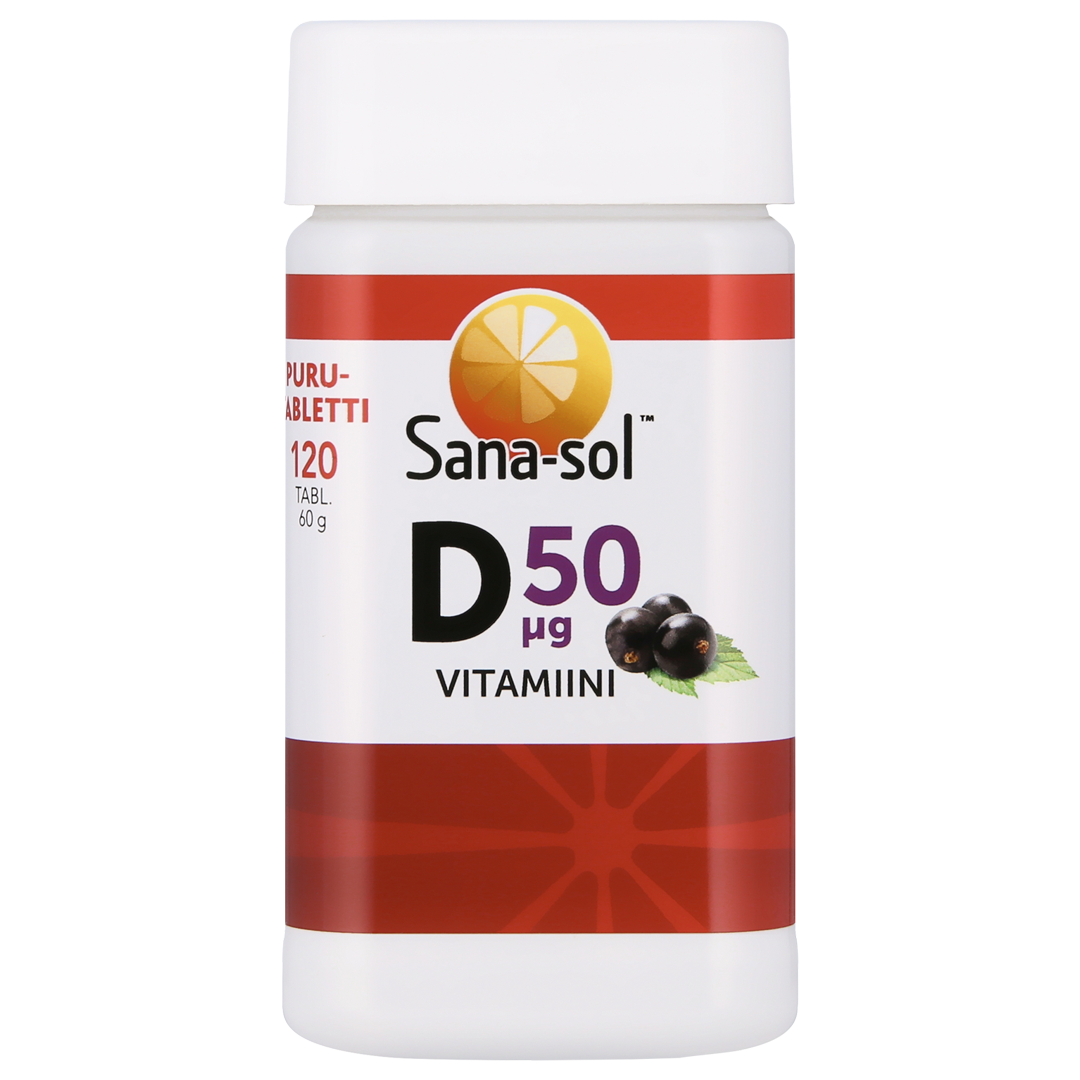 D vitamiini Purutabletti 50 g Sana sol d-vitamiini-purutabletti-50-g-sana-sol